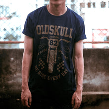 Load image into Gallery viewer, Dirt?  Dirtbike shirt? If it ain't dirty, you aren't a dirt biker.  Your bike isnt a fashion statement, it’s a lifestyle. Dirtbike, It’s a part of who you are. You don’t ride only on weekends, you Ride Everyday. Experience the OldSkull Shirts quality. Old Skull Shirts are the coolest shirts you'll own.  - Oldskull Shirts Store USA the best shirt store in North America.