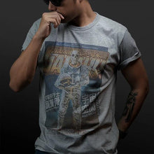 Load image into Gallery viewer, Skull Astronaut Grey - T shirt Oldskull Shirts Store USA the best store in North America