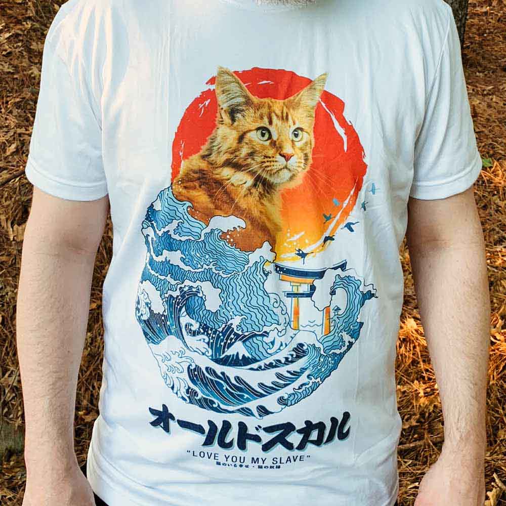 Cat clearance wave shirt