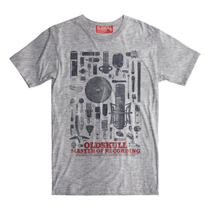 Whether you rock a mic or a turntable, recording artist or musician, plug in and put your sound out to the universe.  This shirt features the tools of the trade for musicians, singers and recording artists alike. All the microphones you could need. You record your soul in your music.  You put your heart and sweat into every note, every beat.  You know what its like to be a true recording artist.  You live for your art. - Oldskull Shirts Store USA the best shirt store in North America.