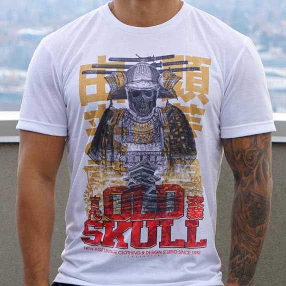 トップス vintage TAISHI NOBUKUNI skull shirt T-SHIRT – HORIZUMI SILVER JEWELRY